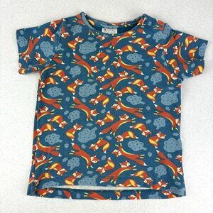 Piccalilly Fox Print Tee 2-3